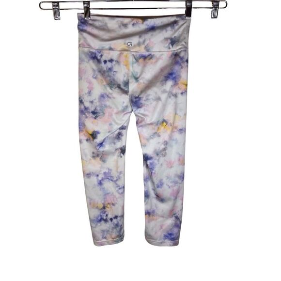 Gap Fit Womens Pastel Eclipse Cropped Leggings Compression Size Small Athletic‎ - Picture 2 of 6